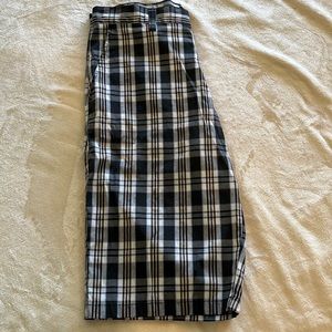 Men’s NBN Gear Plaid Shorts - Size 36